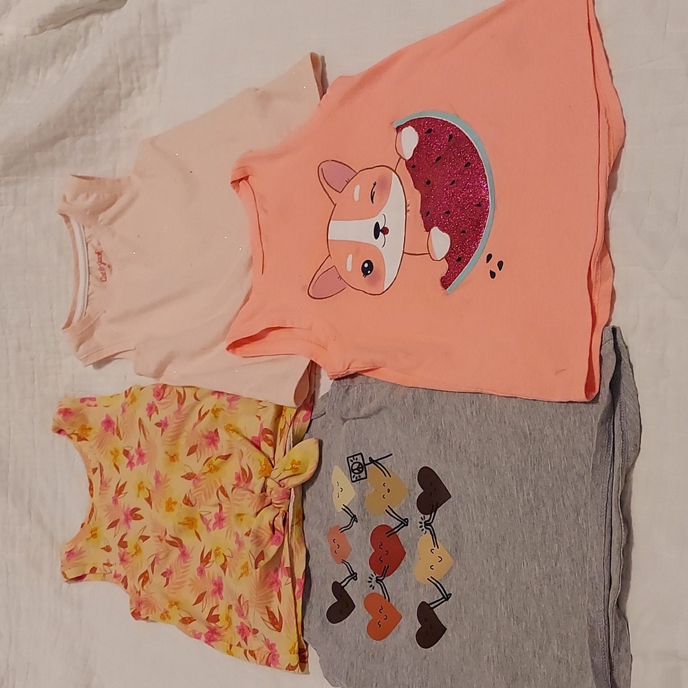 Bundle of cat & Jack sleeveless shirts